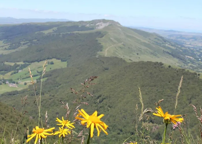 Le Lioran Vue Face A La Montagne Au Pied Des Pistes Laveissiere